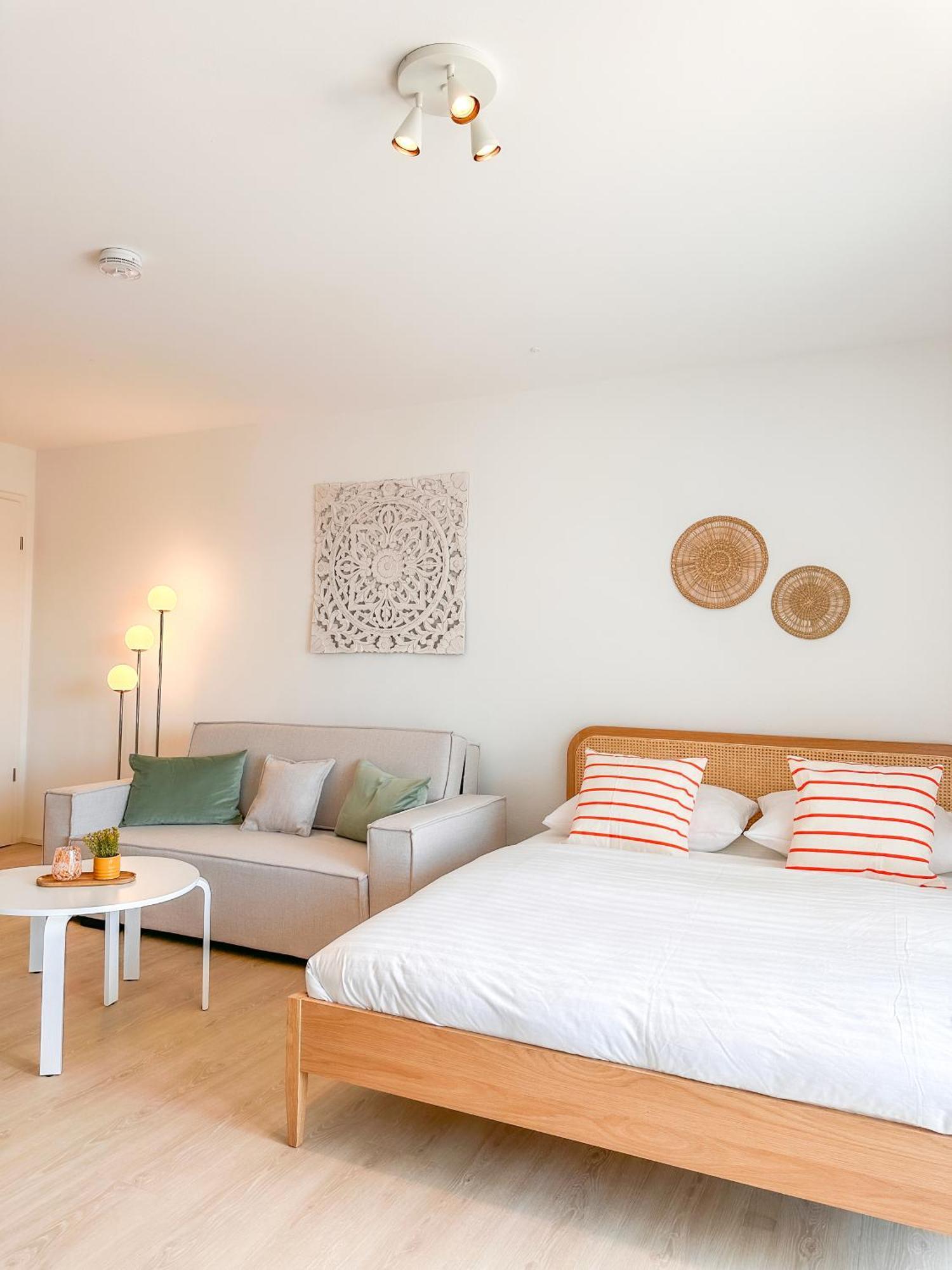 Thesunset Club - Studio II - Kueche - Balkon - Parken 梅明根 外观 照片